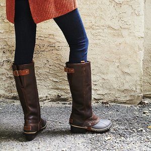 Sorel Slimpack Tall Nutmeg Brown Equestrian Riding Boots